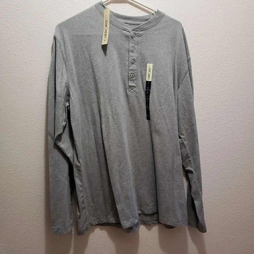 Cherokee long sleeve t shirt. L, NWT, Grey